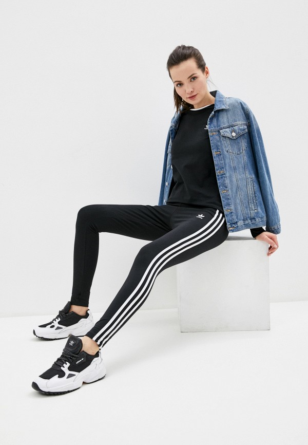 

Леггинсы adidas Originals, Черный, adidas Originals AD093EWHLJB4