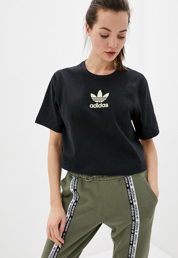 

Футболка adidas Originals, Черный, adidas Originals AD093EWHLJI2