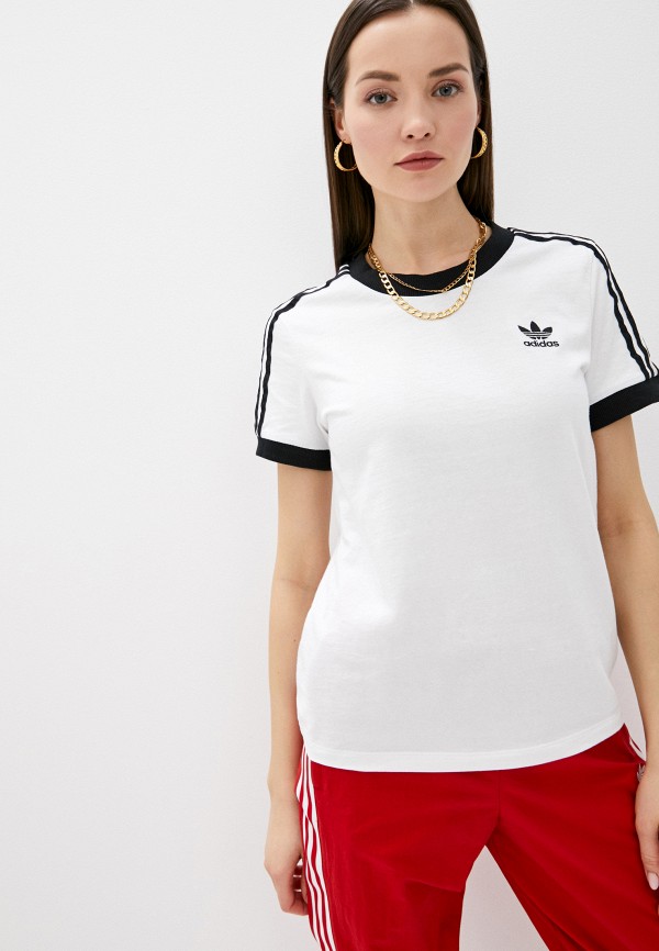 

Футболка adidas Originals, Белый, adidas Originals AD093EWHLJL2
