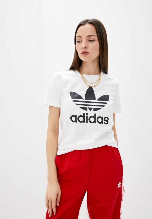 

Футболка adidas Originals, Белый, adidas Originals AD093EWHLJM2
