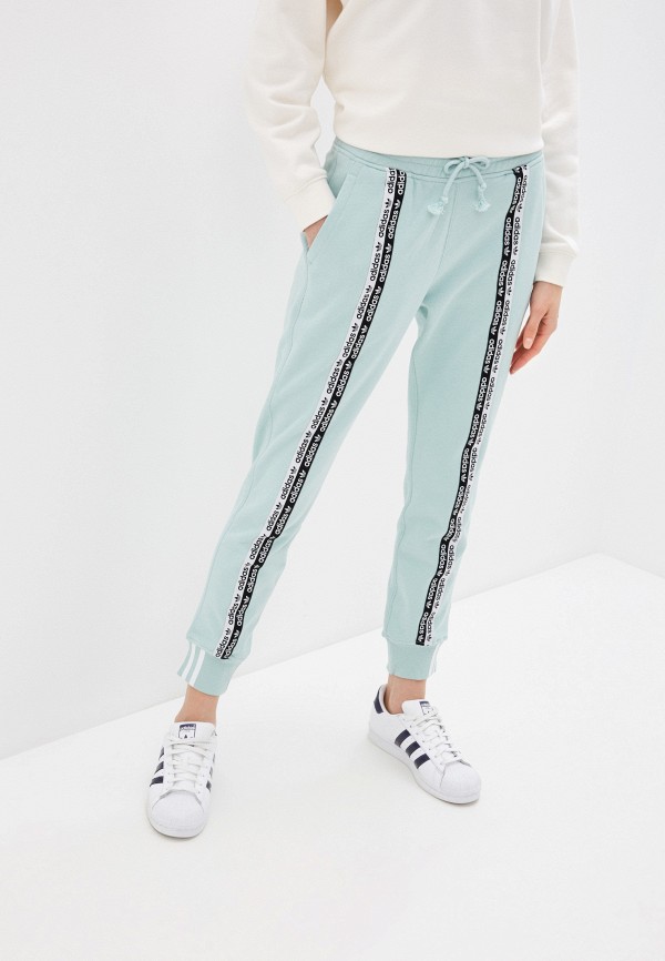 

Брюки спортивные adidas Originals, Бирюзовый, adidas Originals AD093EWISQI1