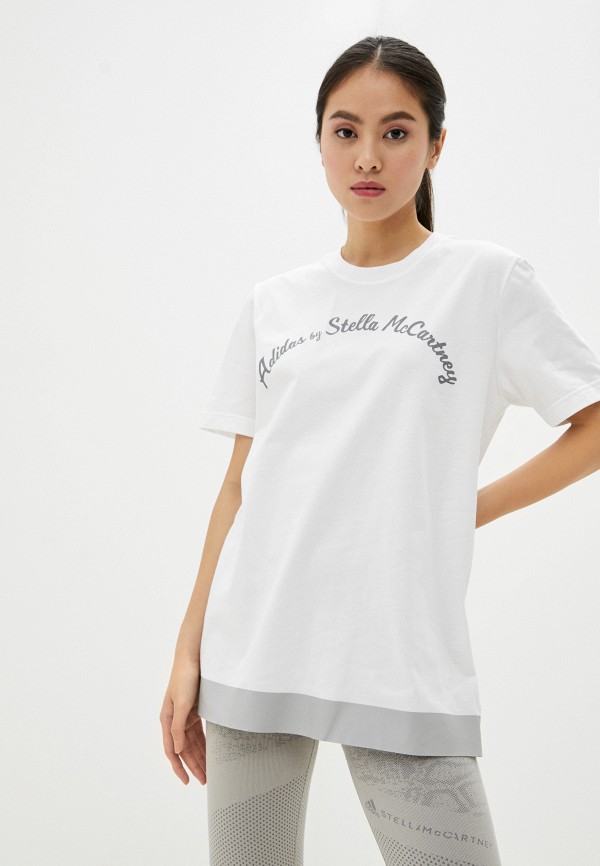 

Футболка спортивная adidas by Stella McCartney, Белый, adidas by Stella McCartney AD093EWIVKI1