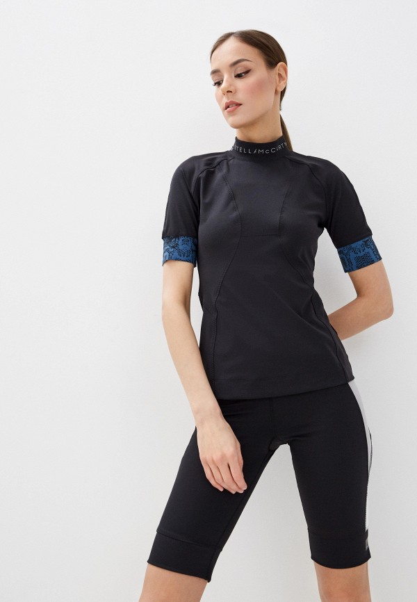 

Футболка спортивная adidas by Stella McCartney, Черный, adidas by Stella McCartney AD093EWIVKI4
