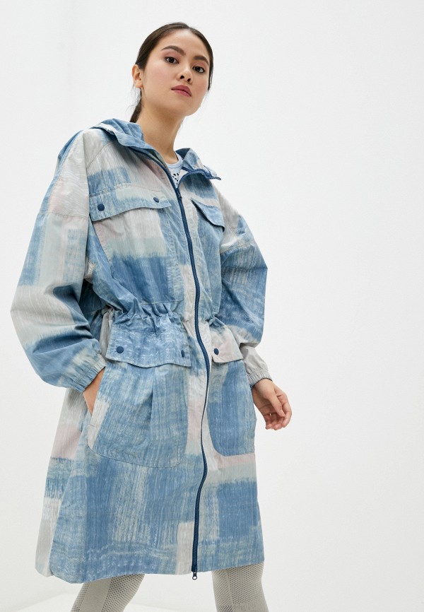 

Парка adidas by Stella McCartney, Голубой, ADIDAS BY STELLA MCCARTNEY PARKA PRINTED