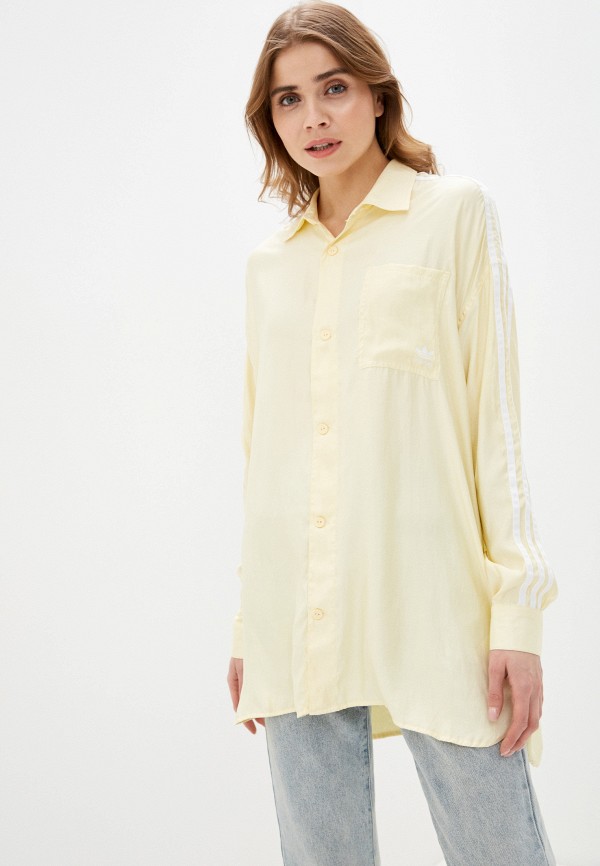 

Рубашка adidas Originals, Желтый, adidas Originals AD093EWIYVC1
