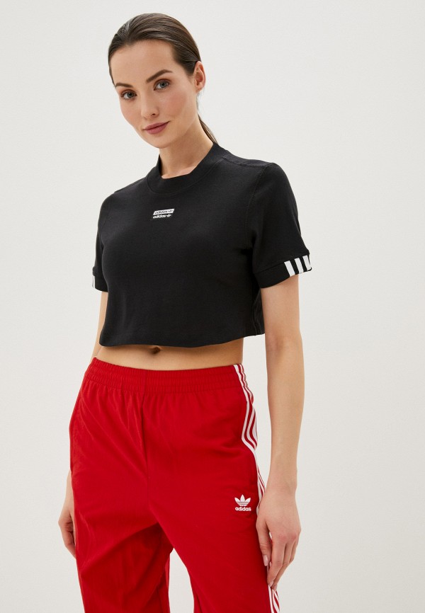 

Топ adidas Originals, Черный, TEE CROPPED
