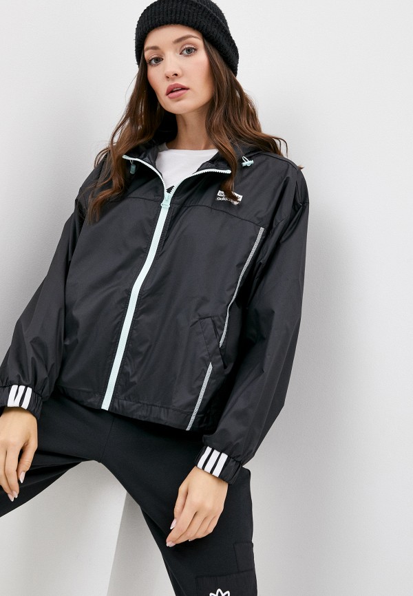 

Ветровка adidas Originals, Черный, adidas Originals AD093EWJLZU1