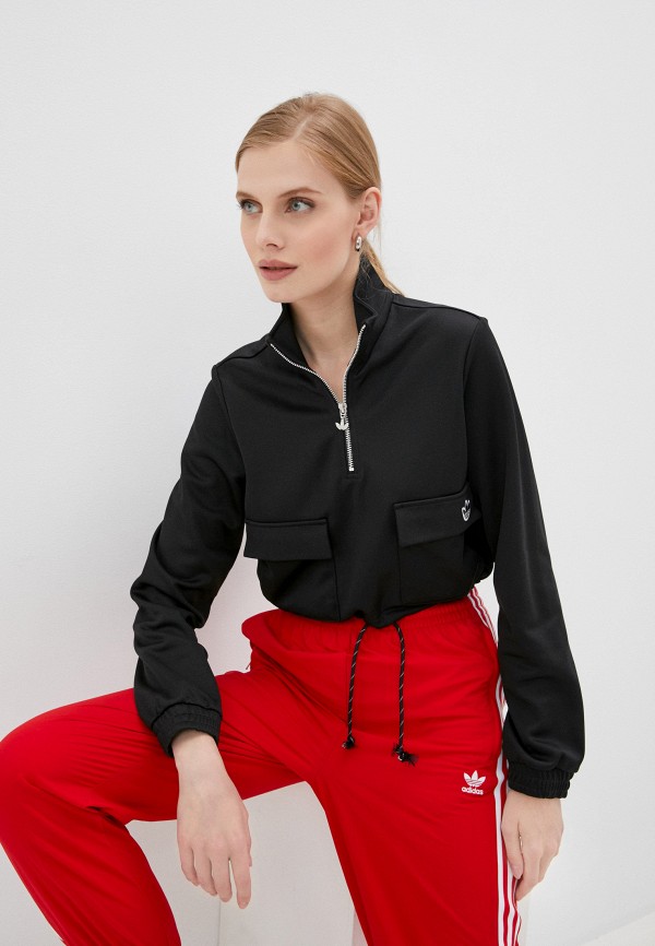 

Олимпийка adidas Originals, Черный, QUARTER ZIP