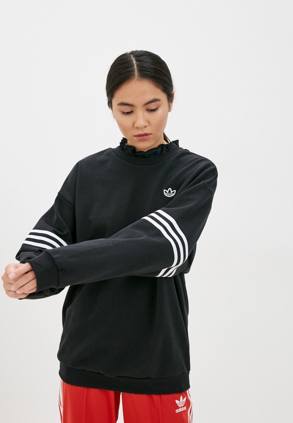 

Свитшот adidas Originals, Черный, adidas Originals AD093EWJMAA9