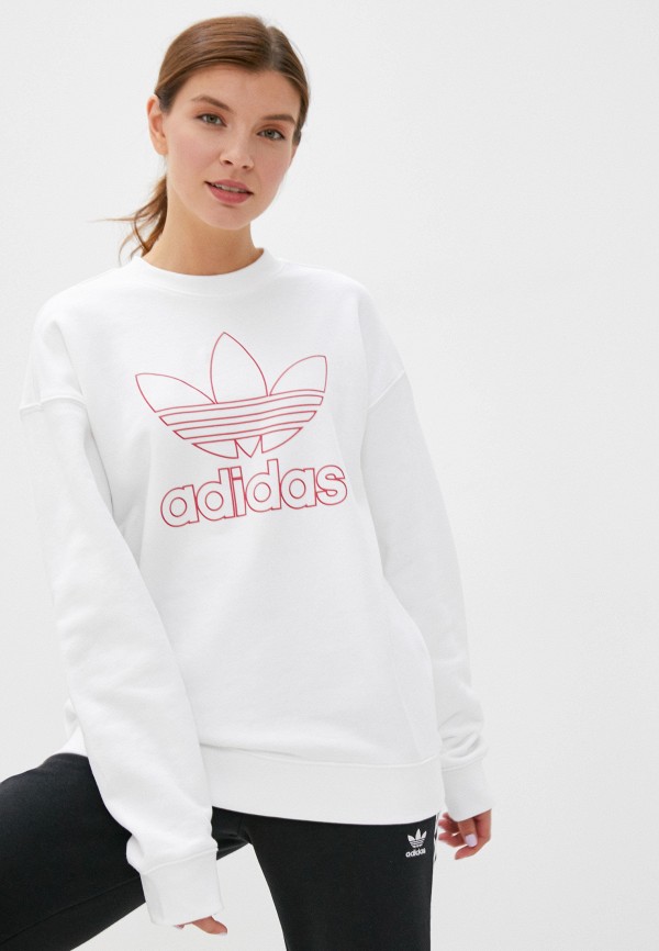 

Свитшот adidas Originals, Белый, adidas Originals AD093EWJMAB5