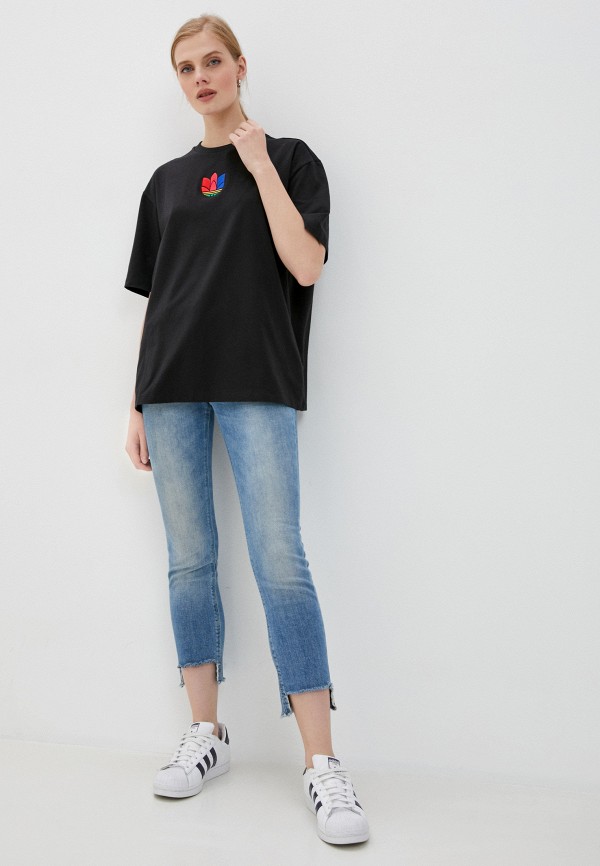

Футболка adidas Originals, Черный, adidas Originals AD093EWJMAD4