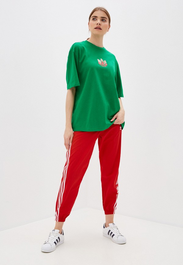 

Футболка adidas Originals, Зеленый, adidas Originals AD093EWJMAE5