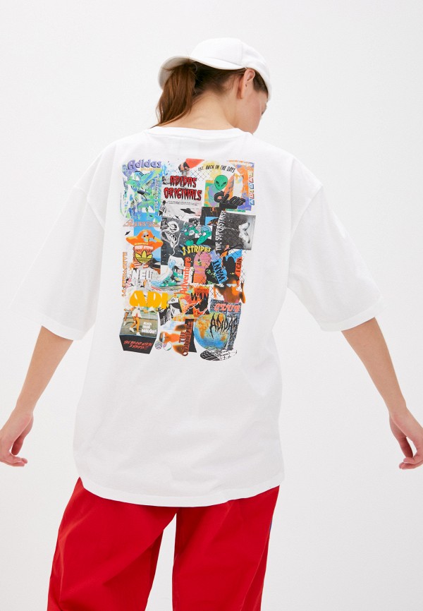 

Футболка adidas Originals, Белый, adidas Originals AD093EWJMAG5