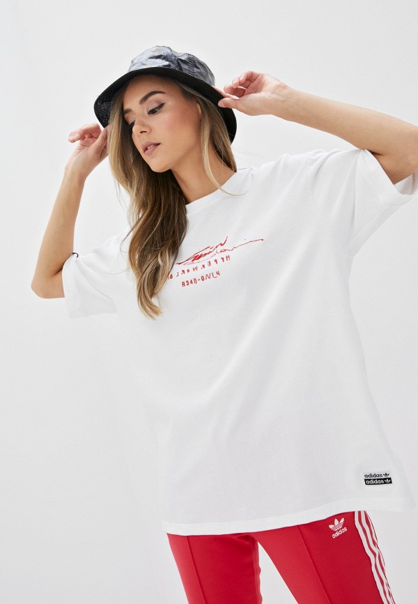 

Футболка adidas Originals, Белый, OVERSIZED TEE