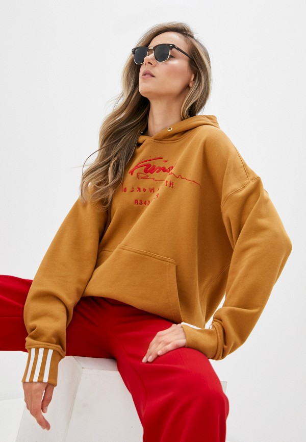 

Худи adidas Originals, Коричневый, adidas Originals AD093EWJMAK4