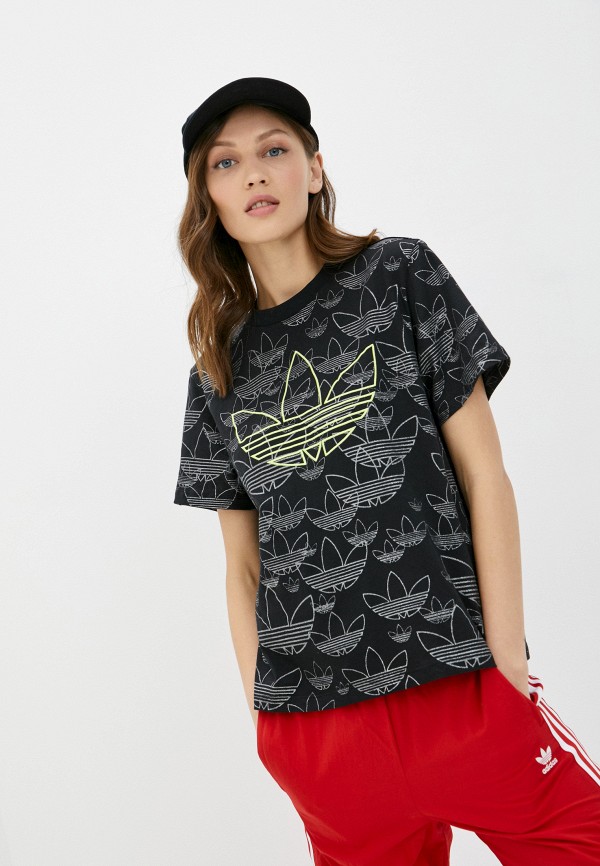 

Футболка adidas Originals, Черный, adidas Originals AD093EWLEVP0
