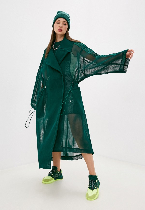 

Пальто adidas Originals, Зеленый, adidas Originals AD093EWLIIL8