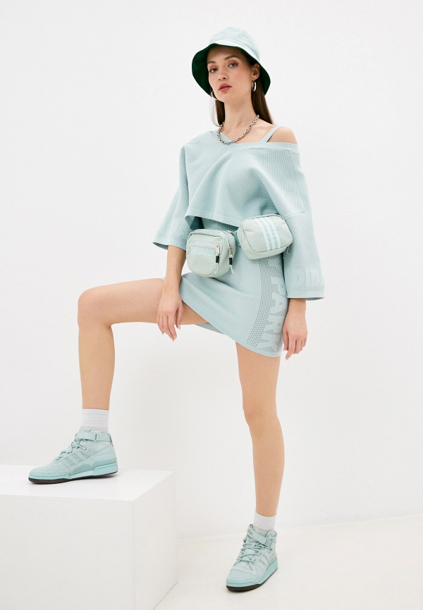 

Футболка adidas Originals, Бирюзовый, adidas Originals AD093EWLIIN9