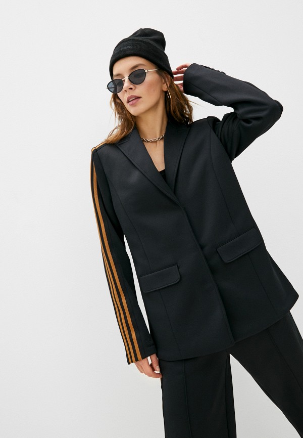 

Пиджак adidas Originals, Черный, adidas X IVY PARK Logo 3 Stripe Suit Jacket
