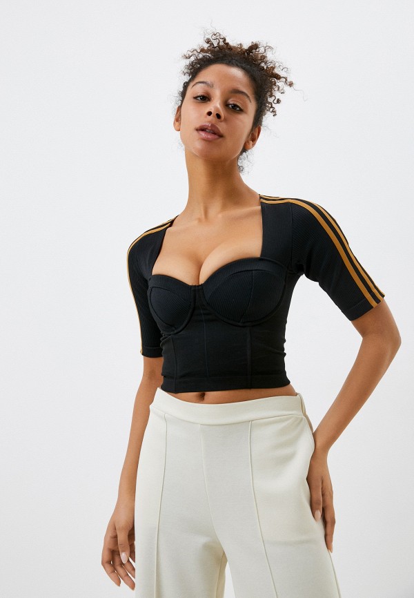 

Топ спортивный adidas Originals, Черный, adidas Originals AD093EWLOJK4