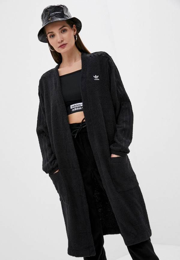 

Кардиган adidas Originals, Черный, adidas Originals AD093EWLWXF0