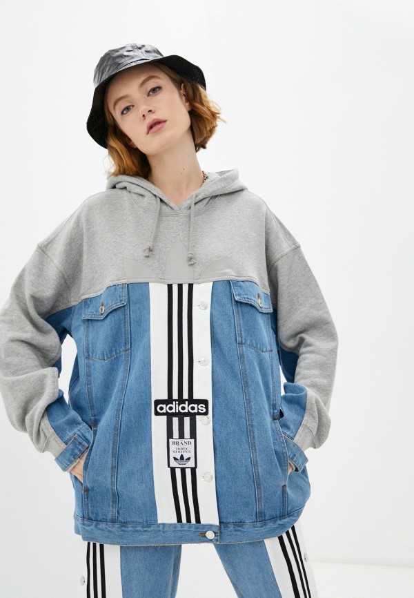 

Куртка джинсовая adidas Originals, Голубой, adidas X DRYCLEANONLY DENIM JACKET