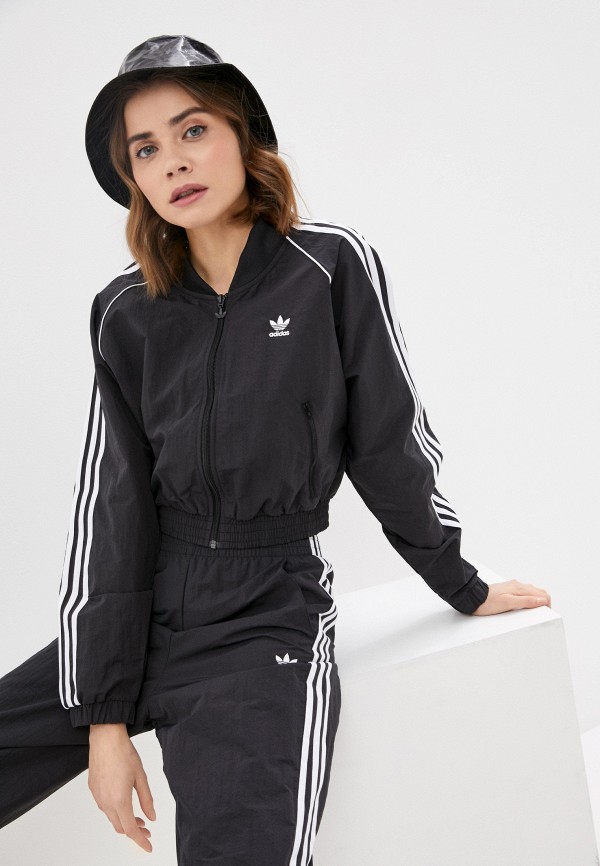 

Куртка adidas Originals, Черный, SHORT TRACKTOP