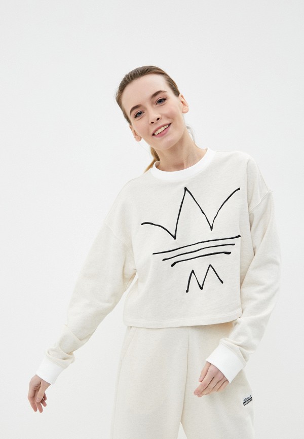 

Свитшот adidas Originals, Бежевый, adidas Originals AD093EWLWYZ2