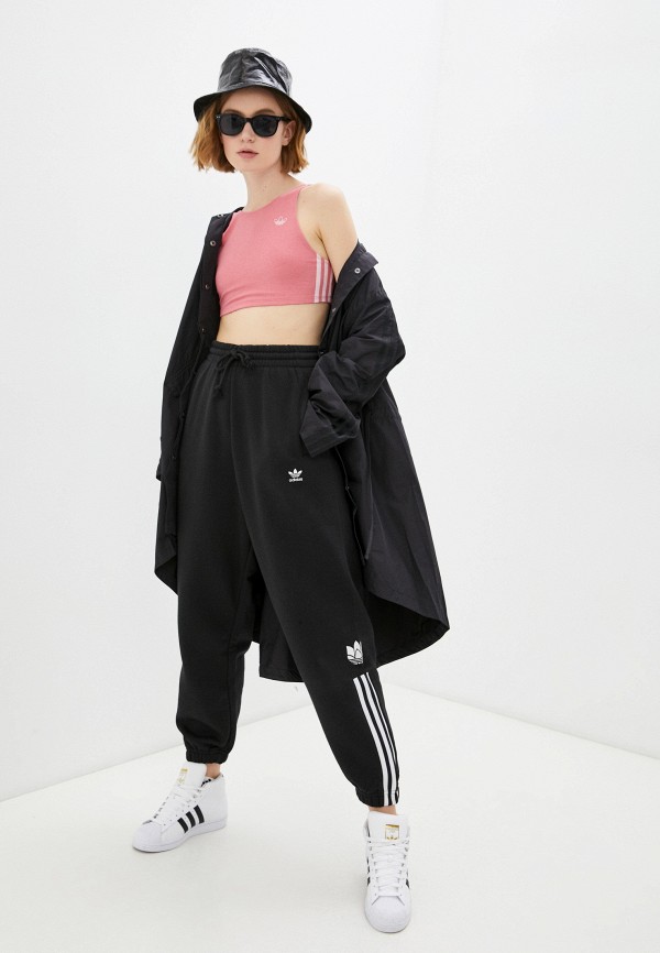 

Топ спортивный adidas Originals, Розовый, adidas Originals AD093EWLWZA6