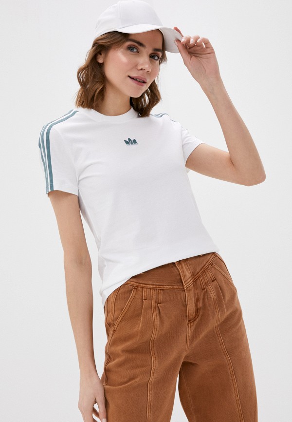

Футболка adidas Originals, Белый, adidas Originals AD093EWLWZB2