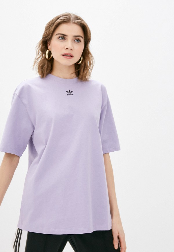 

Футболка adidas Originals, Фиолетовый, adidas Originals AD093EWLWZC3
