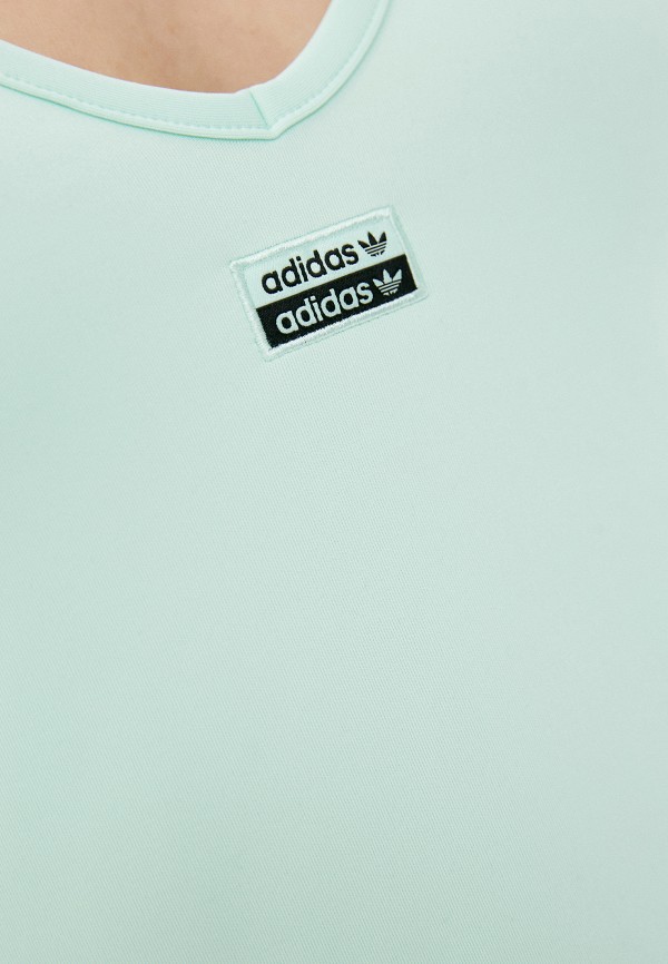 

Футболка спортивная adidas Originals, Бирюзовый, adidas Originals AD093EWLWZD2