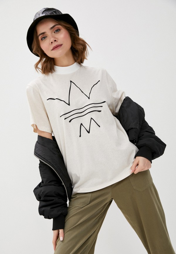 

Футболка adidas Originals, Бежевый, TEE