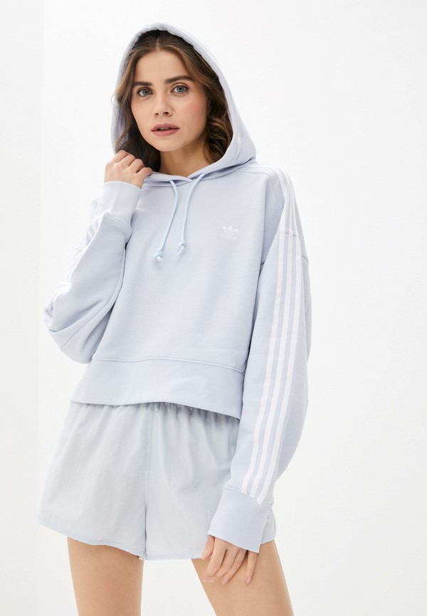 

Худи adidas Originals, Голубой, adidas Originals AD093EWLWZG3
