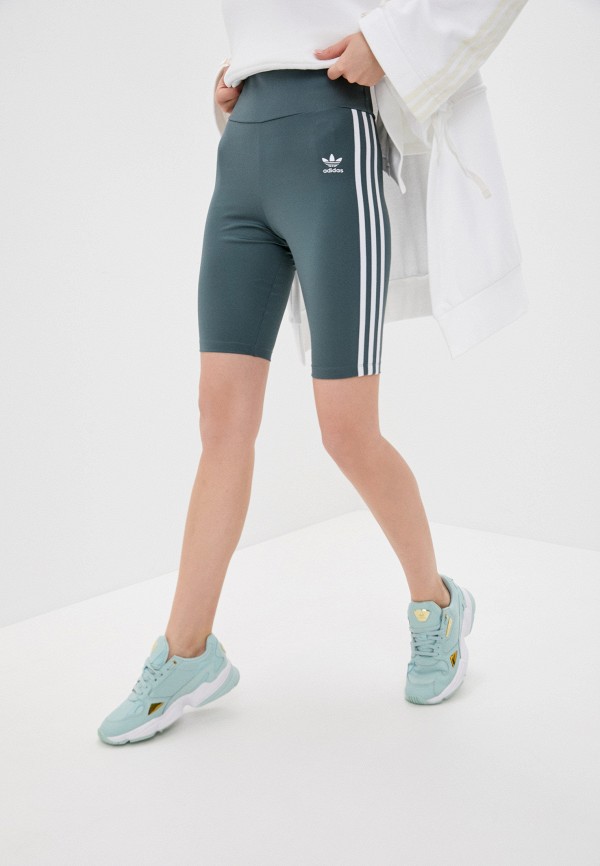 

Шорты спортивные adidas Originals, Бирюзовый, adidas Originals AD093EWLWZK2