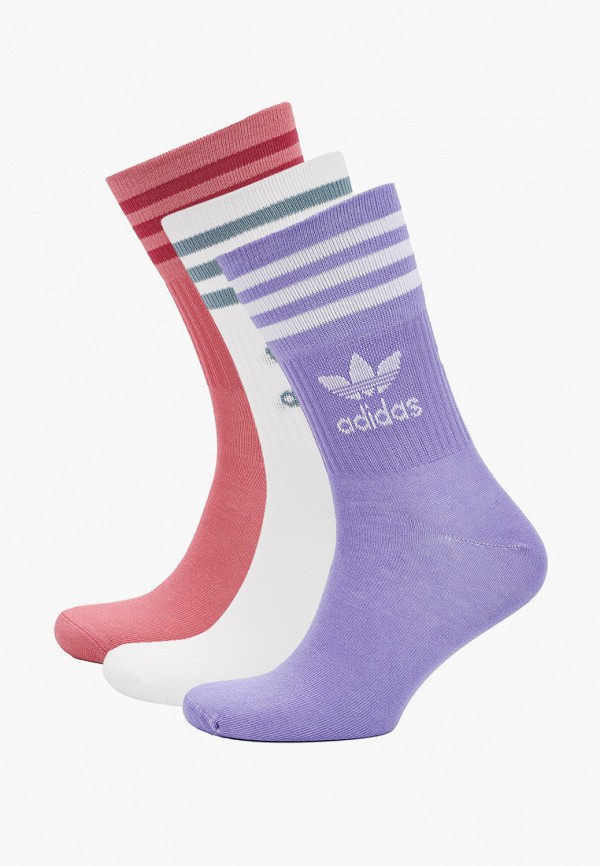 

Носки 3 пары adidas Originals, Разноцветный, MID CUT CRW SCK