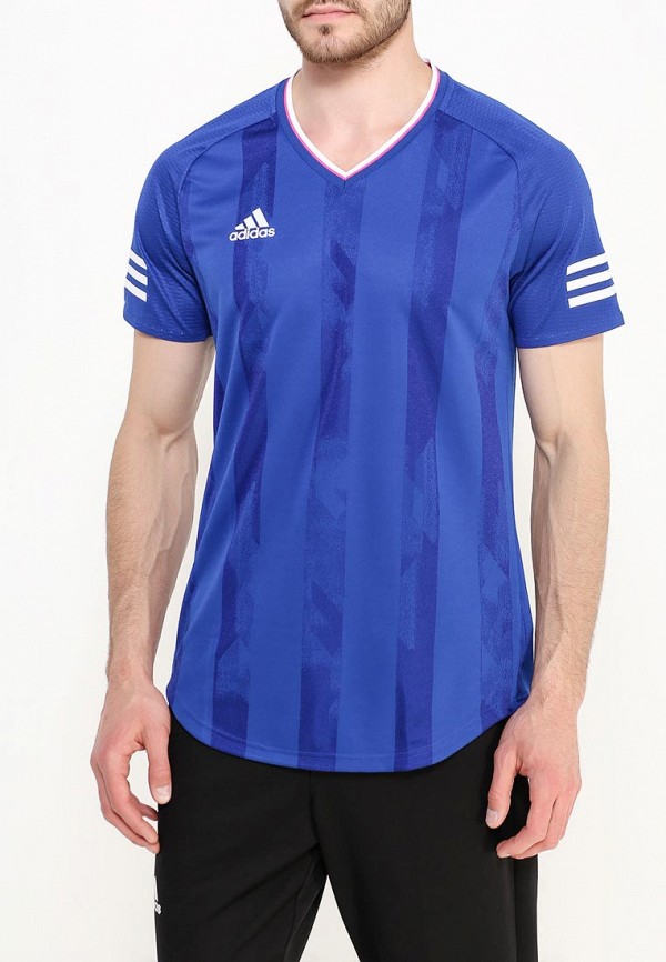 

Футболка спортивная adidas, Синий, adidas AD094EMQHW08