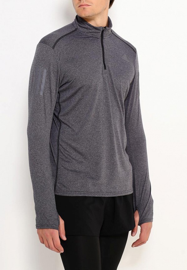 

Лонгслив спортивный adidas, Серый, RS LS ZIP TEE M
