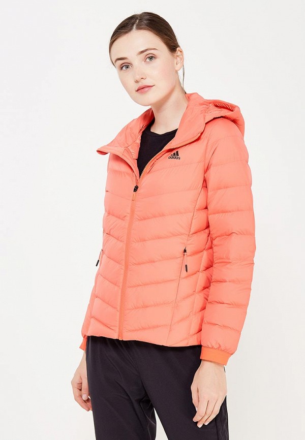 

Пуховик adidas, Коралловый, W CW NUVIC JKT