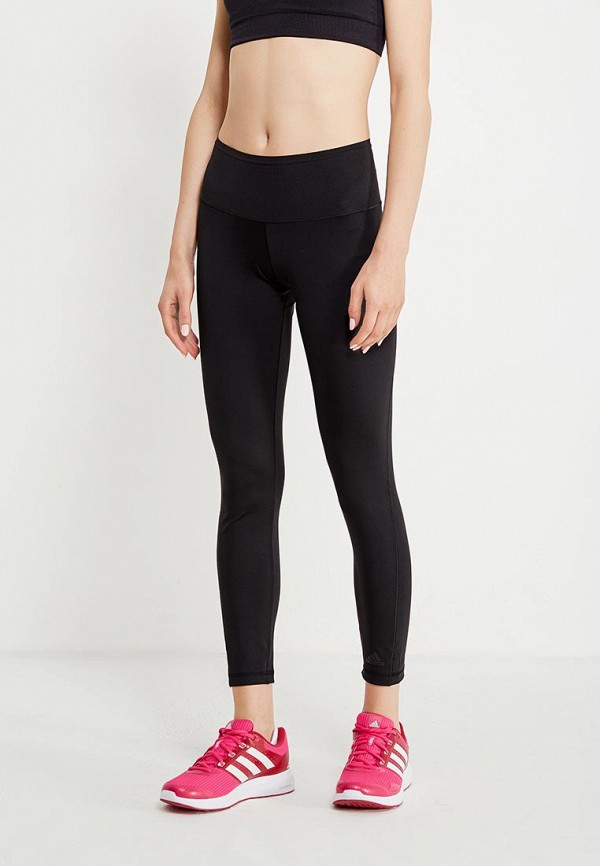 

Тайтсы adidas, adidas AD094EWUOG79, Черный