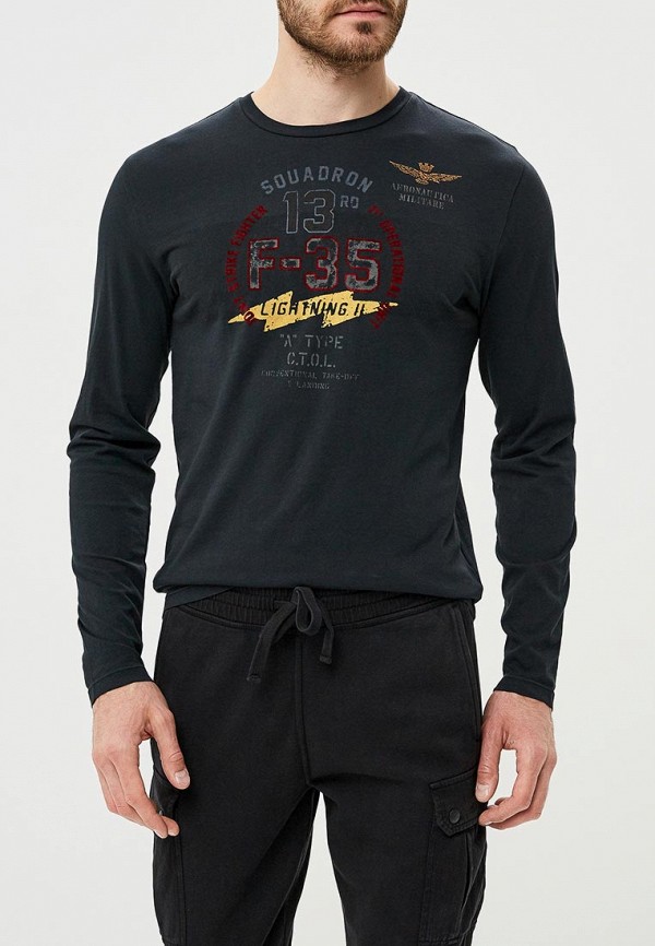 

Лонгслив Aeronautica Militare, Черный