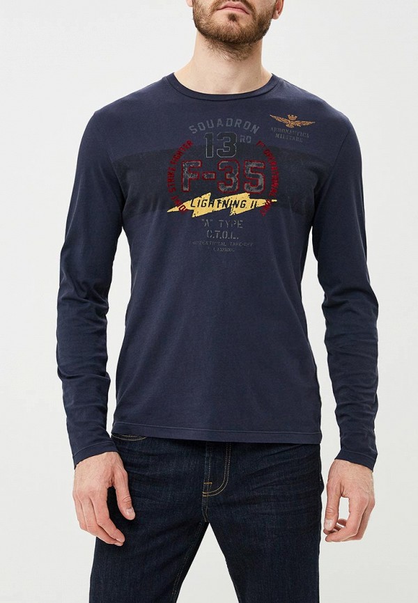 

Лонгслив Aeronautica Militare, Синий