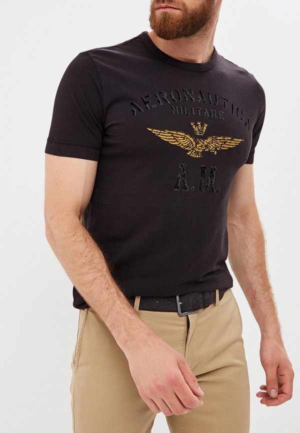 

Футболка Aeronautica Militare, Черный