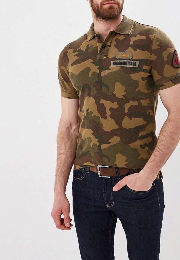 

Поло Aeronautica Militare, Aeronautica Militare AE003EMDSMI4, Хаки