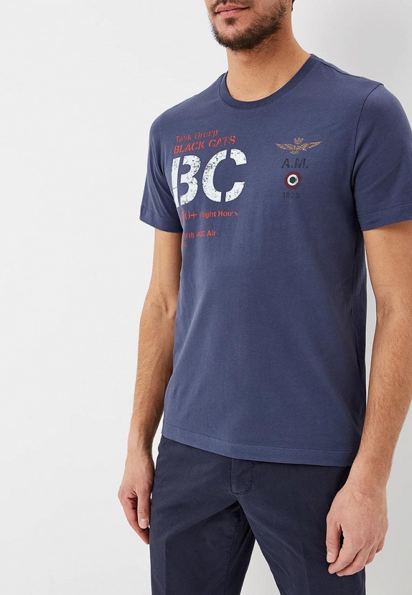 

Футболка Aeronautica Militare; Aeronautica Militare AE003EMDSMI9, Синий