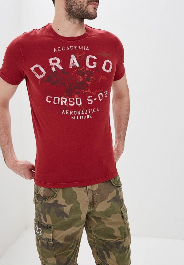 

Футболка Aeronautica Militare, Aeronautica Militare AE003EMDSMJ0, Красный