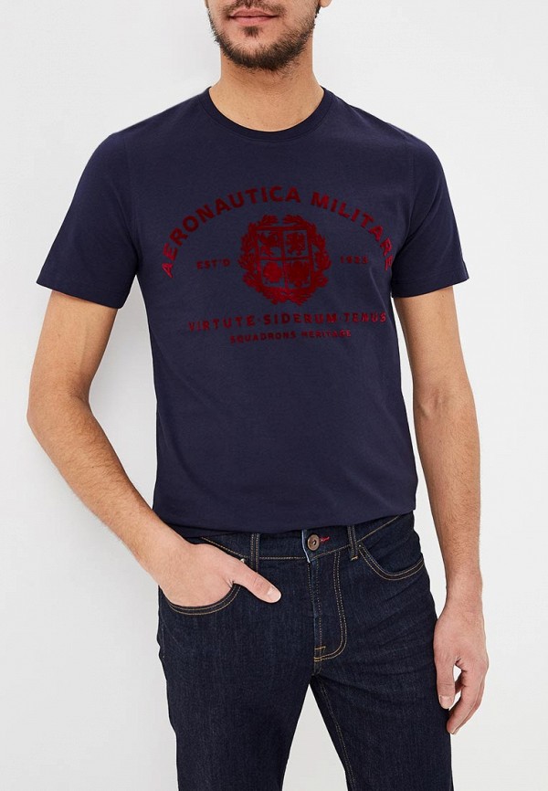 

Футболка Aeronautica Militare, Aeronautica Militare AE003EMDSOU2, Синий