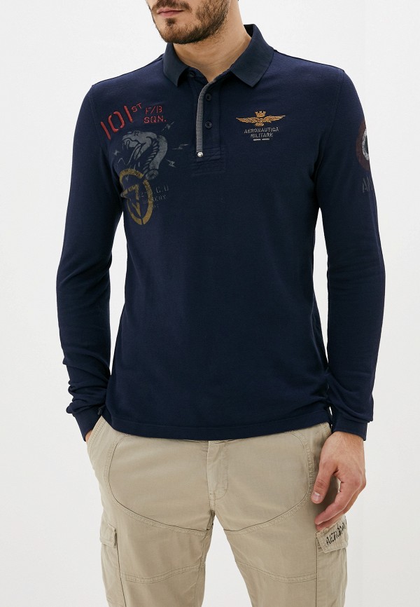 

Поло Aeronautica Militare, Синий, Aeronautica Militare AE003EMGEWZ4