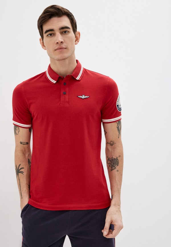 

Поло Aeronautica Militare, Красный, Aeronautica Militare AE003EMHKXX8