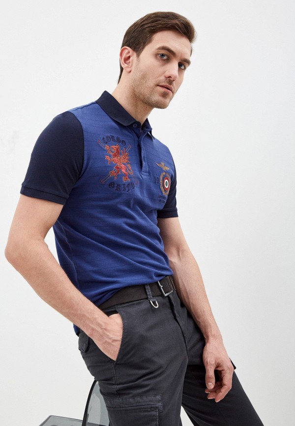 

Поло Aeronautica Militare, Синий, Aeronautica Militare AE003EMHOVQ3